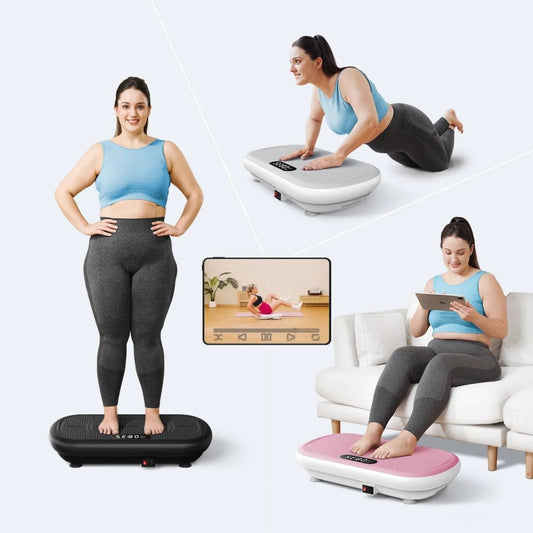 CV40 Curved 440 lbs High-Power Vibration Plate for Weight Loss